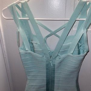 Turquoise beautiful dress